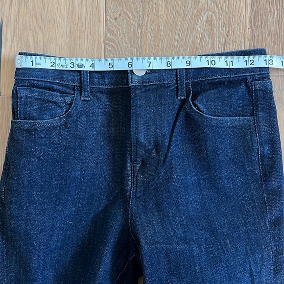 J Brand High Waisted Skinny Jeans - Resolute Dark Blue Jeans - Size 26 - Picture 13 of 16
